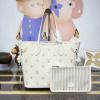 M14285-057　ルイヴィトン LOUISVUITTON 2025年新作 ネヴァーフルMM ハンドバッグ トートバッグ バイカラーエデン