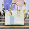 M15138-057　ルイヴィトン LOUISVUITTON 2025年新作 オンザゴー PM トートバッグ ショルダーバッグ カーフレザー アズールブルー サンド