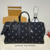M13966-057　ルイヴィトン LOUISVUITTON 2025年新作 キーポル バンドリエール 50 ハンドバッグ ボストンバッグ トラベルバッグ LV ブラゾン デニム