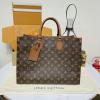 M14235-057　ルイヴィトン LOUISVUITTON 2025年新作 オンザゴー オーガナイザー トートバッグ ハンドバッグ レディース モノグラムキャンパス