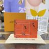 M14879-057　ルイヴィトン LOUISVUITTON 2025年新作 ポルトフォイユ スレンダー 二つ折り短財布 ショートウォレット 札入れ モノグラム キャンバス