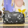 M15109-057　ルイヴィトン LOUISVUITTON 2025年新作 ドップ キット 洗面具収納 ポーチ 旅行かばん ダモフラージュ ブラック キャンバス