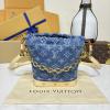 M83043-057　ルイヴィトン LOUISVUITTON 2025年新作 ナノ ノエ ドローストリングバッグ ショルダーバッグ オーガニックコットン