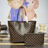 N40599-057　ルイヴィトン LOUISVUITTON 2025年新作 ネヴァーフル MM トートバッグ ハンドバッグ ダミエ エベヌ キャンバス