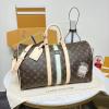 P01944-057　ルイヴィトン LOUISVUITTON 2025年新作 キーポル バンドリエール 45 モン モノグラム トートバッグ ボストンバッグ 旅行かばん モノグラム キャンバス