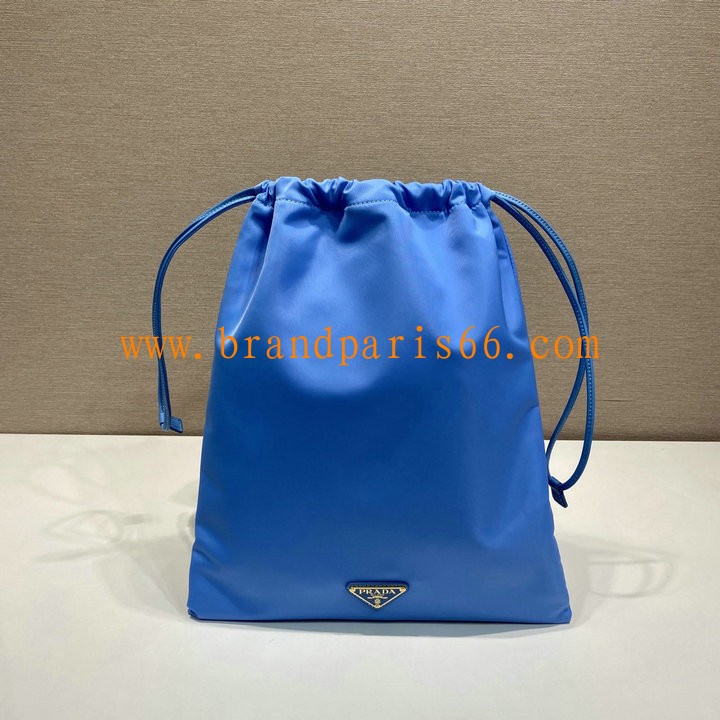 PD1NK001BLS-99　プラダ PRADA 2025年新作 Re-Nylon ポーチ トートバッグ ドローストリングバックパック 