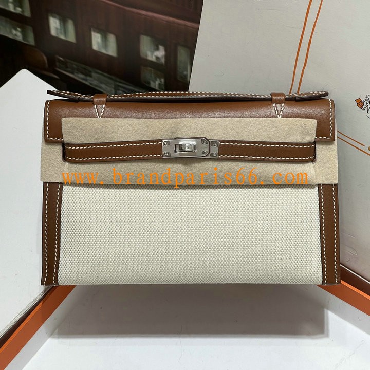 HKL22MPYBZ-063　エルメス HERMES 2025新作 ポシェット ケリー 22cm トップハンドルバッグ トートバッグ ハンドバッグ ショルダーバッグ Barenia