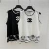 MWCH25007-XG　シャネル CHANEL 2025年最新入荷 ニットベスト クルーネック タンクトップ ノースリーブ カジュアル レディース