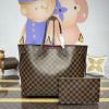 N40597-057　ルイヴィトン LOUISVUITTON 2025年新作 ネヴァーフル GM トートバッグ ハンドバッグ ダミエ エベヌ キャンバス