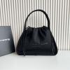AW20422BK-YES　アレキサンダーワン Alexander Wang 2025年新作 ryan リブニット ラージバッグ ホーボーバッグ トートバッグ 14インチパソコン収納