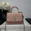 CH2215GQJFH-CC　シャネル CHANEL 2025年新作 トップハンドルバッグ ミニ トートバッグ ショルダーバッグ レディース