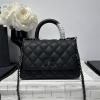 CH2215GQKBK-CC　シャネル CHANEL 2025年新作 トップハンドルバッグ ミニ トートバッグ ショルダーバッグ レディース