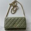 CH4241QJNG-CC　シャネル CHANEL 2025年新作 チェーンウォレット ミニ フラップバッグ ショルダーバッグ レディース