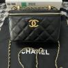 CH96048BK-CC　シャネル CHANEL 2025年新作 チェーン クラッチ ヴァニティー ケース ショルダーバッグ 化粧かばん レディース 