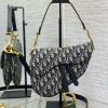 CD3351BBK-99　クリスチャンディオール CHRISTIAN DIOR 2025年 サドル ホーボーバッグ ショルダーバッグ オブリーク ジャカード