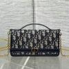 CD5832BBK-99　クリスチャンディオール CHRISTIAN DIOR 2025年 30 モンテーニュ Cigale チェーンポーチ ショルダーバッグ オブリークジャカード