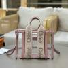 CLE7666TFH-99　クロエ CHLOE 2025年新作 Woody スモール トートバッグ ハンドバッグ 2way ショルダーバッグ