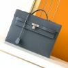 HE60931BHL-99　エルメス HERMES 2025年新作 ケリー サック ア デペッシュ 38 ブリーフケース トートバッグ ハンドバッグ メンズ ビジネスバッグ