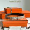 HEP25009HS-99　エルメス HERMES 2025年新作 マイ H リバーシブル ベルト 24mm レザー レディース