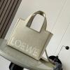 LE9090HS-99　ロエベ LOEWE 2025年新作 フォント トートバッグ ハンドバッグ キャンパス