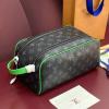 M26433-99　ルイヴィトン LOUISVUITTON 2025年新作 ドップ キット クラッチバッグ ハンドバッグ 洗面具収納 ポーチ モノグラム エクリプス キャンバス