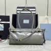 PD1BA426QHS-99　プラダ PRADA 2025年新作 ミディアム トートバッグ ハンドバッグ 2way ショルダーバッグ レザー レディース