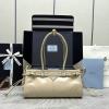 PD1BA426QMB-99　プラダ PRADA 2025年新作 ミディアム トートバッグ ハンドバッグ 2way ショルダーバッグ レザー レディース