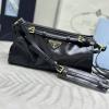 PD1BH215BK-99　プラダ PRADA 2025年新作 ボニー スモール ソフトルックスレザー ショルダーバッグ レディース
