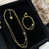 XLCD25008-99　クリスチャンディオール CHRISTIAN DIOR 2025年新作 Petit CD ダブル ネックレス ブレスレット レディース アクセサリー 