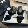 CHJ25030R-26　シャネル CHANEL 2025年新作 ローヒール スライド サンダル レディース 室外ミュール レザー
