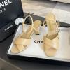 CHJ25031P-26　シャネル CHANEL 2025年新作 ローヒール スライド サンダル レディース 室外ミュール レザー