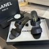 CHJ25030S-26　シャネル CHANEL 2025年新作 ローヒール スライド サンダル レディース 室外ミュール レザー