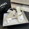 CHJ25031R-26　シャネル CHANEL 2025年新作 ローヒール スライド サンダル レディース 室外ミュール レザー