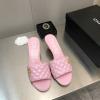 CHJ25032-26　シャネル CHANEL 2025年新作 ローヒール スライド サンダル レディース 室外ミュール レザー