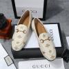 GGJ25008F-26　グッチ GUCCI 2025年新作 ホースビット ローファー レディース パンプス フラットシューズ 靴 レザー