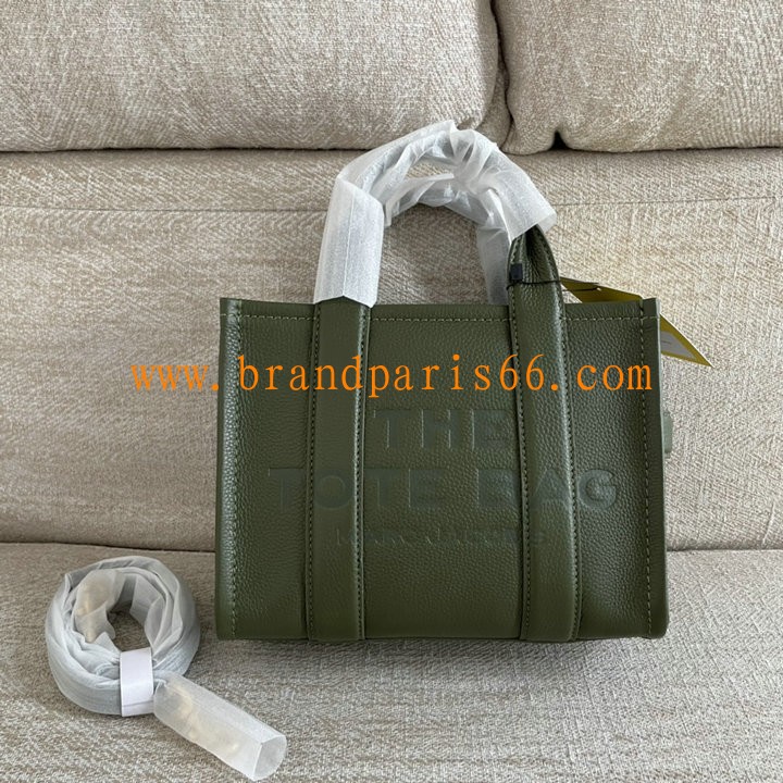 MJH009PGY-YES　マーク ジェイコブス Marc Jacobs 2025年新作 ザ トートバッグ ハンドバッグ 2way ショルダーバッグ レザー レディース