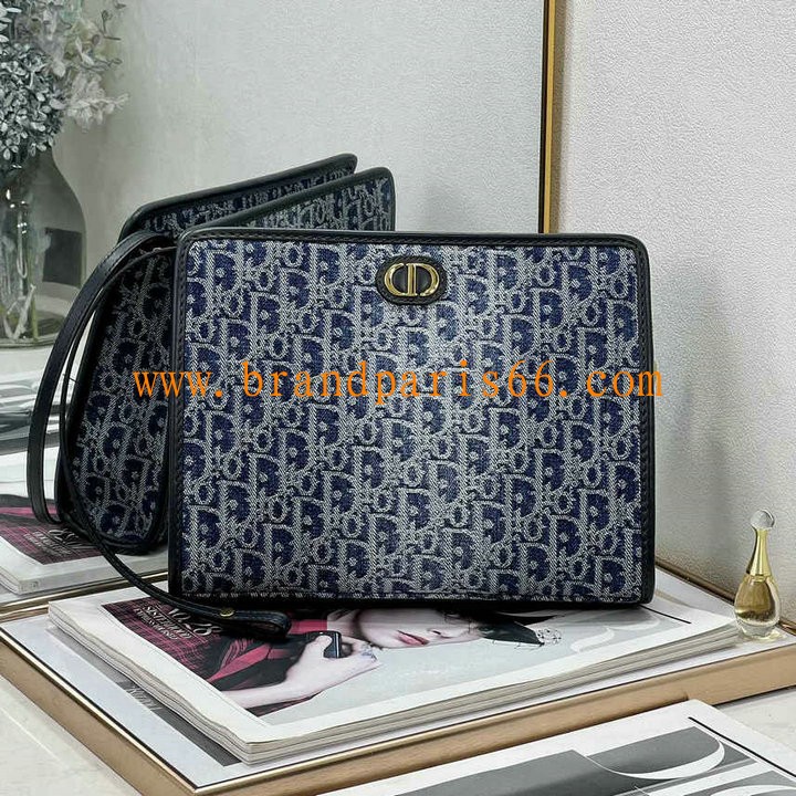 CD3398BSL-99　クリスチャンディオール CHRISTIAN DIOR 2025年 30 モンテーニュ ポーチ クラッチバッグ ストラップ付き 手持ちかばん