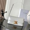 CE120553BS-99　セリーヌ CELINE 2025年新作 ティーン トリオンフ バッグ ホーボーバッグ ショルダーバッグ シャイニーカーフスキン