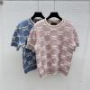 MDGG25004-XG　グッチ GUCCI 2025年新作 GG ウール ニット トップス 半袖 セーター  クルーネック レディース