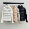 WTMC25007-XG　モンクレール MONCLER 2025年新作 ロングスリーブ ダウン ニット ジップジャケット アウターコート レディース