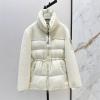 WTMC25022-XG　モンクレール MONCLER 2025年新作 ロングスリーブ ダウンジャケット ウール ジップジャケット アウターコート レディース