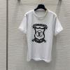 TDLV25046-JS　ルイヴィトン LOUISVUITTON 2025年新作 Tシャツ ウィズ LV クレスト ショートスリーブ クルーネック レディース