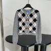 MKPD25001-XG　プラダ PRADA 2025年新作 カーディガン ロングスリーブ ニットセーター クルーネック ウール レディース