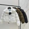 WTPD25006-XG　プラダ PRADA 2025年新作 ロングスリーブ フーディーダウン パファー ジップジャケット アウターコート レディース