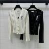 MKYSL25001-JS　イヴサンローラン Saint laurent YSL 2025年新作 カーディガン ロングスリーブ ニットセーター Vネック レディース