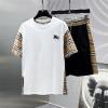 TZBR25001-JS　バーバリー BURBERRY 2025年新作 コットンジャージー Tシャツ ドローストリング ショーツ 上下セット カジュアル おしゃれ レディース