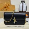 M14564-057　ルイヴィトン LOUISVUITTON 2025年新作 ウォレット オン チェーン LV ブルーム ショルダーバッグ チェーンポーチ カーフレザー