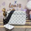 M24754-057　ルイヴィトン LOUISVUITTON 2025年新作 トリオ メッセンジャーバッグ ショルダーバッグ メンズ モノグラム シャドウ カーフレザー