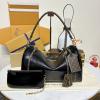 M26037-057　ルイヴィトン LOUISVUITTON 2025年新作 エクスプレス トラベル GM トートバッグ 肩掛け ショルダーバッグ カーフレザー
