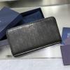 CD2252GBK-99　クリスチャンディオール CHRISTIAN DIOR 2025年新作 ロングウォレット ジップウォレット ファスナー長財布 レザー